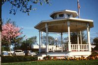 Gazebo in historic downtown Grapevine